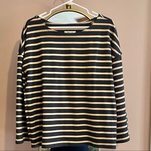 Madewell Luxe Long-sleeve Tee in Casler stripe